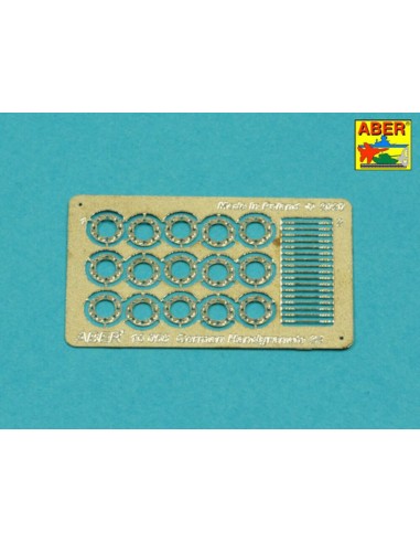 German Stielhandgranate 24 –set of 15 pcs. All metal parts 