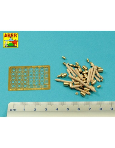 German Stielhandgranate 24 –set of 15 pcs. Metal and wood  parts 