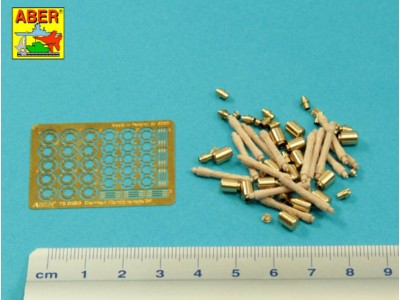 German Stielhandgranate 24 –set of 15 pcs. Metal and wood  parts 