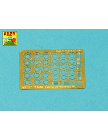 German Stielhandgranate 24 –set of 15 pcs. Metal and wood  parts 