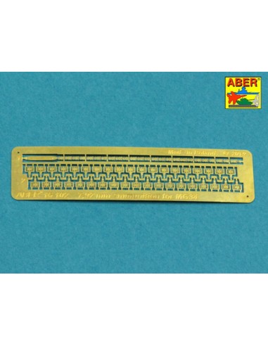 7,92 mm Amunition for German MG34 Machine Gun x 25 pcs. 