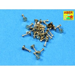 Imitation of Hexagonal bolts 1,55 mm x 30 pcs. 