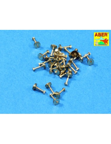 Imitation of Hexagonal bolts 1,55 mm x 30 pcs. 