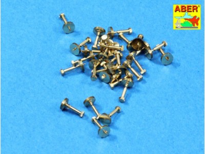 Imitation of Hexagonal bolts 1,55 mm x 30 pcs. 