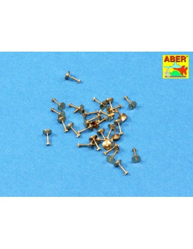 Turned imitation of Hexagonal bolts 1,19 mm x 30 pcs. 