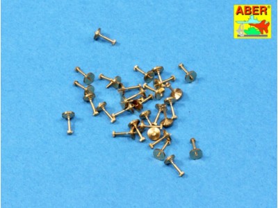 Turned imitation of Hexagonal bolts 1,19 mm x 30 pcs. 