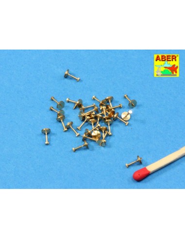 Turned imitation of Hexagonal bolts 1,19 mm x 30 pcs. 