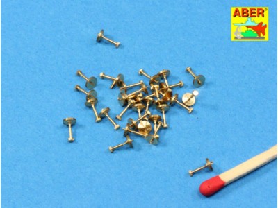Turned imitation of Hexagonal bolts 1,19 mm x 30 pcs. 
