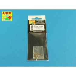 Wing nuts with turned bolt x 12 pcs. 