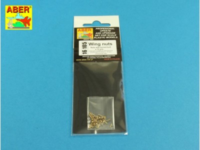 Wing nuts with turned bolt x 12 pcs. 