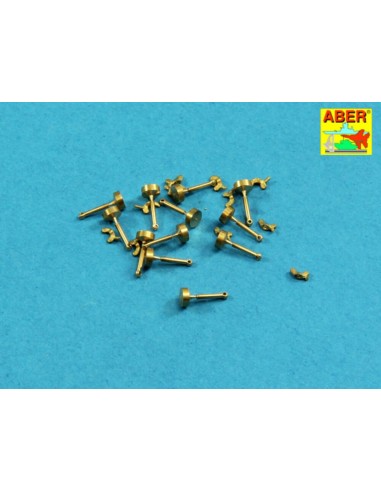 Wing nuts with turned bolt x 12 pcs. 