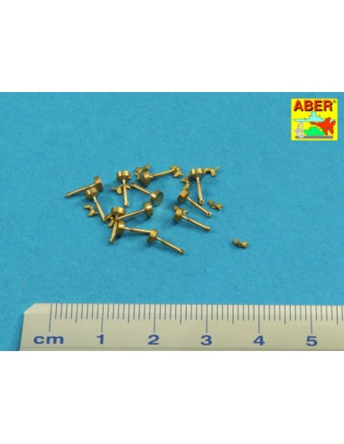 Wing nuts with turned bolt x 12 pcs. 