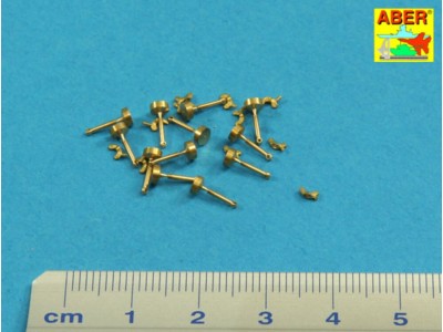 Wing nuts with turned bolt x 12 pcs. 
