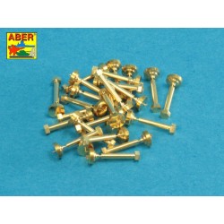 Turned imitation of Hexagonal bolts 1,6 x  6,0 mm x 25 pcs. 