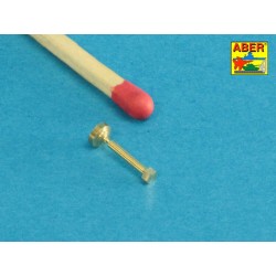 Turned imitation of Hexagonal bolts 1,6 x  6,0 mm x 25 pcs.  2