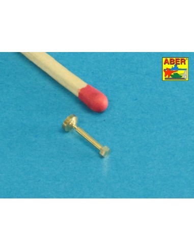 Turned imitation of Hexagonal bolts 1,6 x  6,0 mm x 25 pcs. 