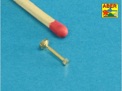 Turned imitation of Hexagonal bolts 1,6 x  6,0 mm x 25 pcs. 