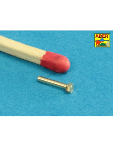 Turned imitation of Hexagonal bolts 1,6 x  6,0 mm x 25 pcs. 