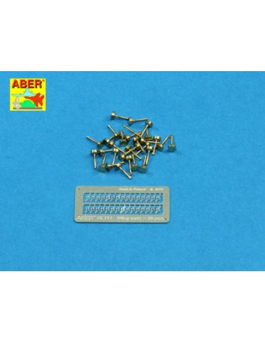 Wing nuts PE nuts with turned bolt x 30 pcs. 