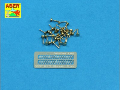 Wing nuts PE nuts with turned bolt x 30 pcs. 