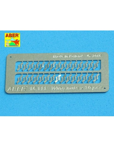 Wing nuts PE nuts with turned bolt x 30 pcs. 