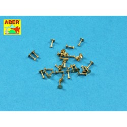 Turned Hexagonal bolts (1,34x2,60mm) x 30 pcs. 