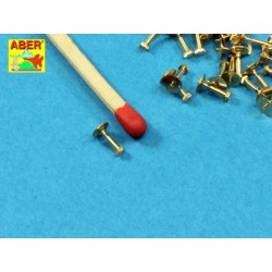 Turned Hexagonal bolts (1,34x2,60mm) x 30 pcs.  2
