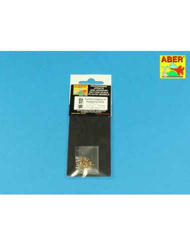 Turned Hexagonal bolts (1,34x2,60mm) x 30 pcs. 