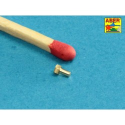 Turned imitation of Hexagonal bolts 1,75 x 2,20 mm x 25 pcs. 