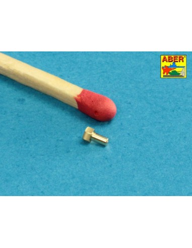 Turned imitation of Hexagonal bolts 1,75 x 2,20 mm x 25 pcs. 