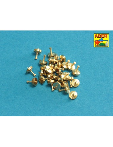 Turned imitation of Hexagonal bolts 0,85 x 1,30 mm x 30 pcs. 