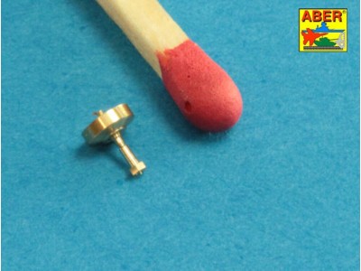 Turned imitation of Hexagonal bolts 0,85 x 1,30 mm x 30 pcs. 