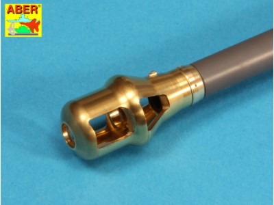 Early muzzle brake used on German 8,8zm barrel Tiger I-early and Tiger II 