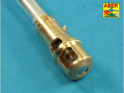 Muzzle brake for German 7,5cm barrel used on Sd.Kfz. 171 Panther, Ausf. G 