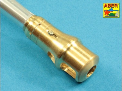 Muzzle brake for German 7,5cm barrel used on Sd.Kfz. 171 Panther, Ausf. G 