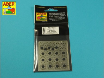 Standard drilled discs 13mm 