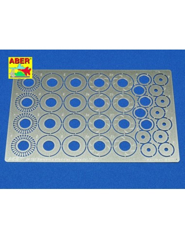 Standard slotted discs 13mm 