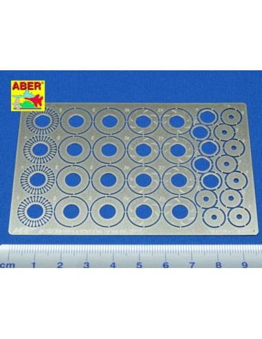 Standard slotted discs 13mm 