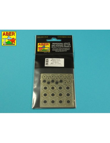 Standard drilled discs 12mm 