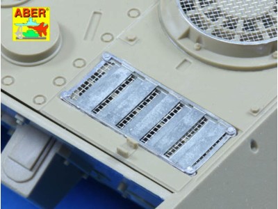 Grilles for Sd.Kfz.171 Panther Ausf.G late model 