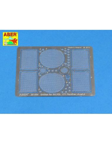 Grilles for Panther, Ausf.A/D 