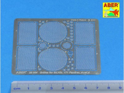 Grilles for Panther, Ausf.A/D 