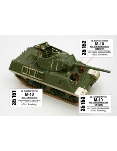 US Tank Destroyer M-10 - Vol.3 - Fenders 