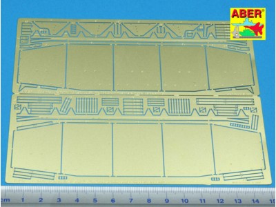 Side skirts for PzKpfw IV (H,J) Brummbar 