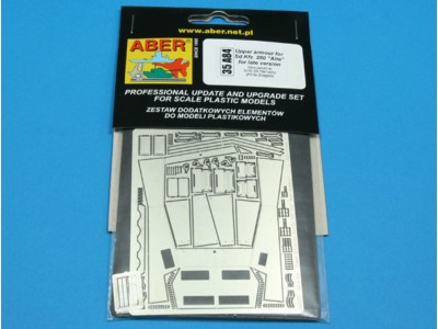 Upper armor for Sd.Kfz. 250 Alte for late version 