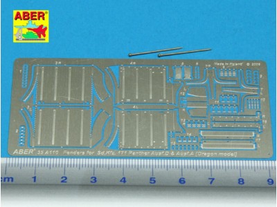 Front fenders for Panther Ausf.A/D 