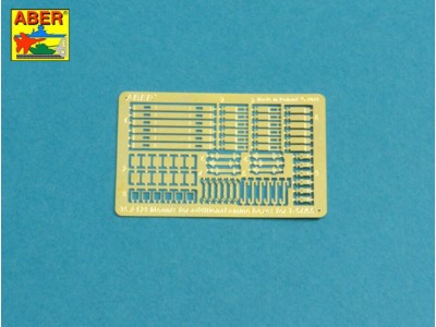 Mounts for additional ammunition boxes used on Soviet tanka like: T-54; T-55 or T-62 