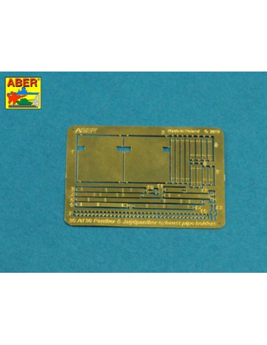 Exhaust holders for Panther D; A & G early, Jagdpanther G1 & G2 early 