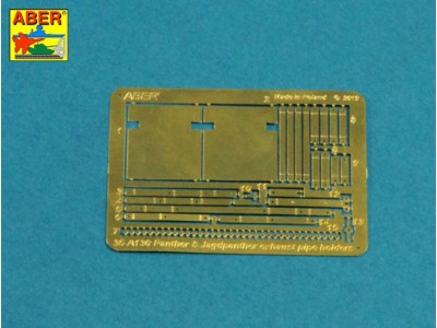 Exhaust holders for Panther D; A & G early, Jagdpanther G1 & G2 early 