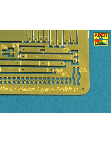 Exhaust holders for Panther D; A & G early, Jagdpanther G1 & G2 early 